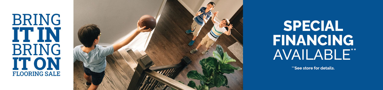 Bring it in, Bring it on Flooring Sale